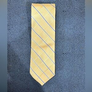 Nautica Yellow Blue Stripe Tie